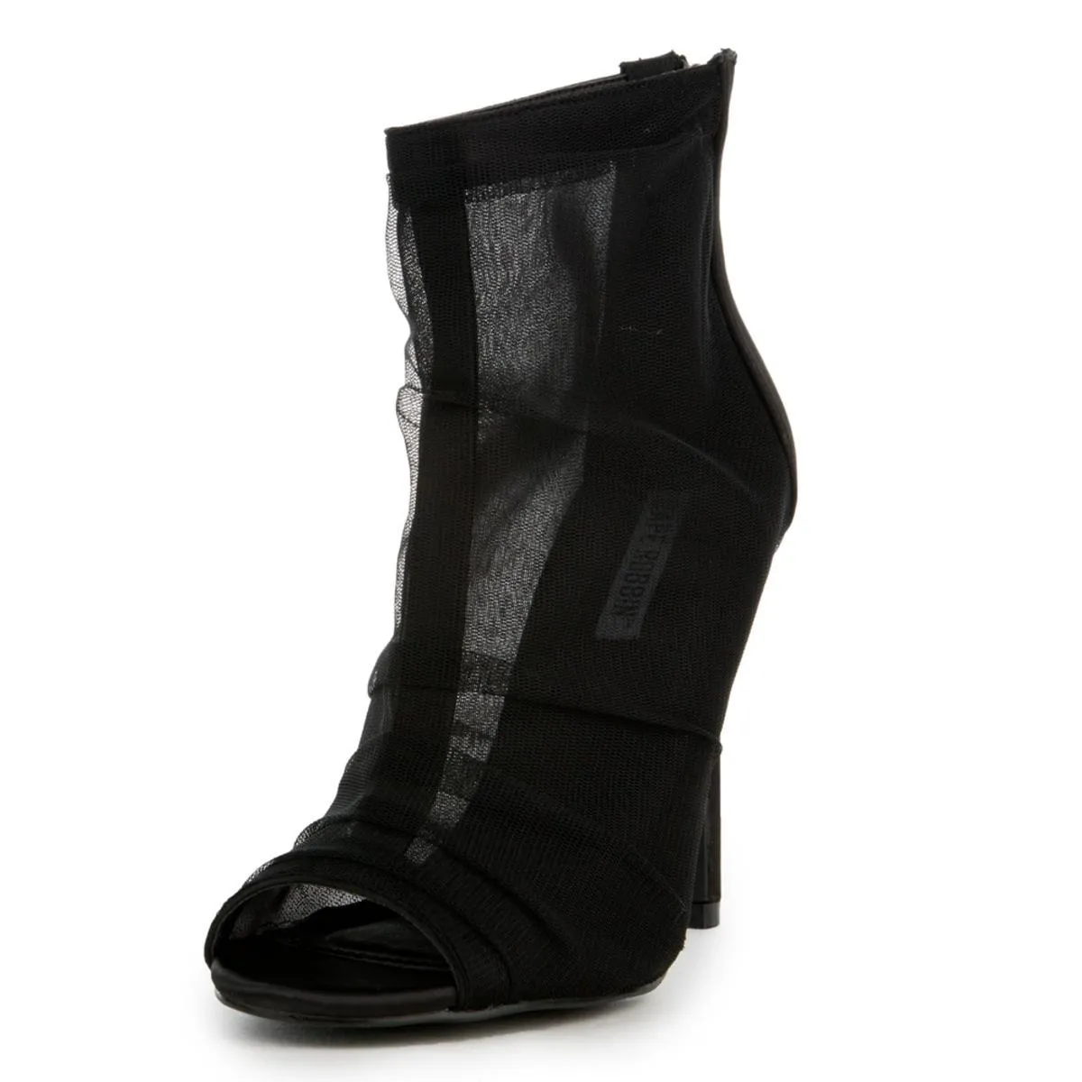Cape Robbin Alza-61 Black Heeled Booties Black