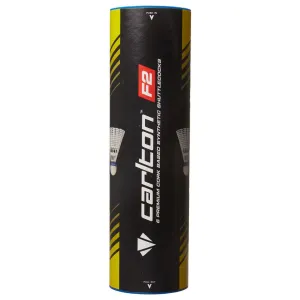 Carlton F2 Nylon Badminton Shuttlecocks (White)