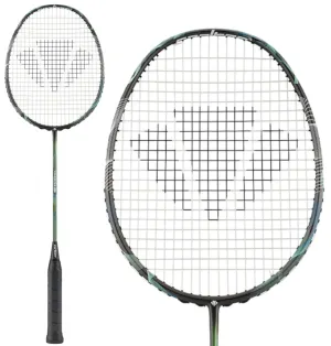 Carlton Velocitex V200 Badminton Racket - Dark Green / Black