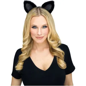 Cat Ears Headband Black (Fw)