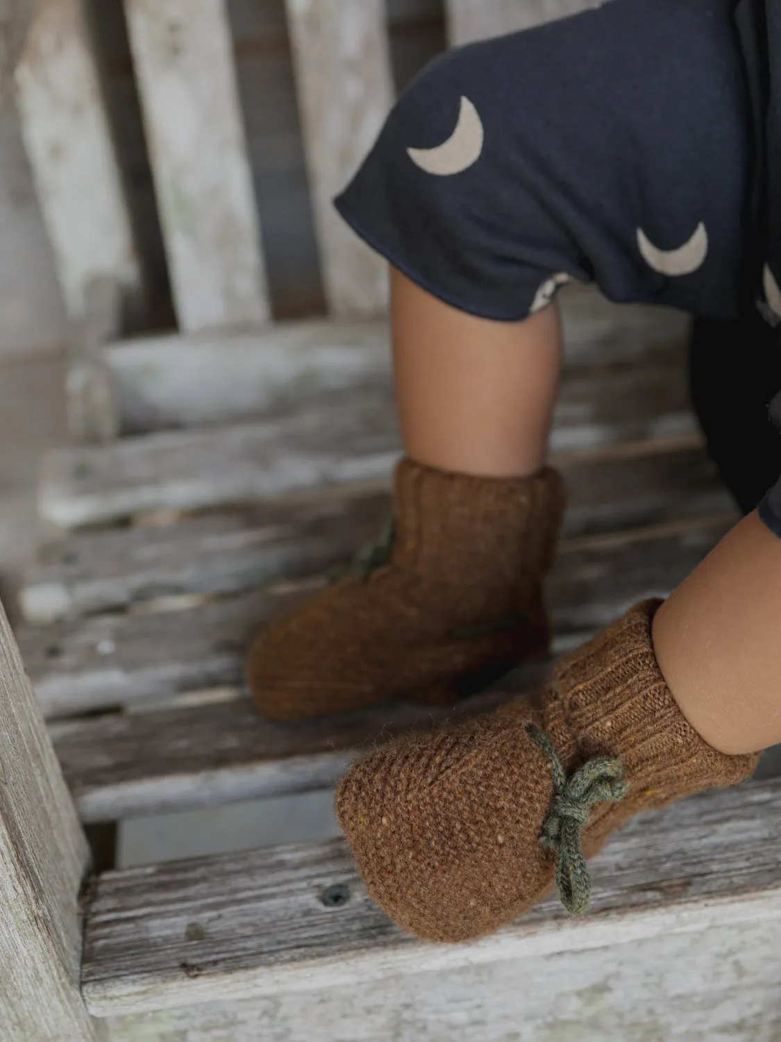 Chestnut Wool Booties