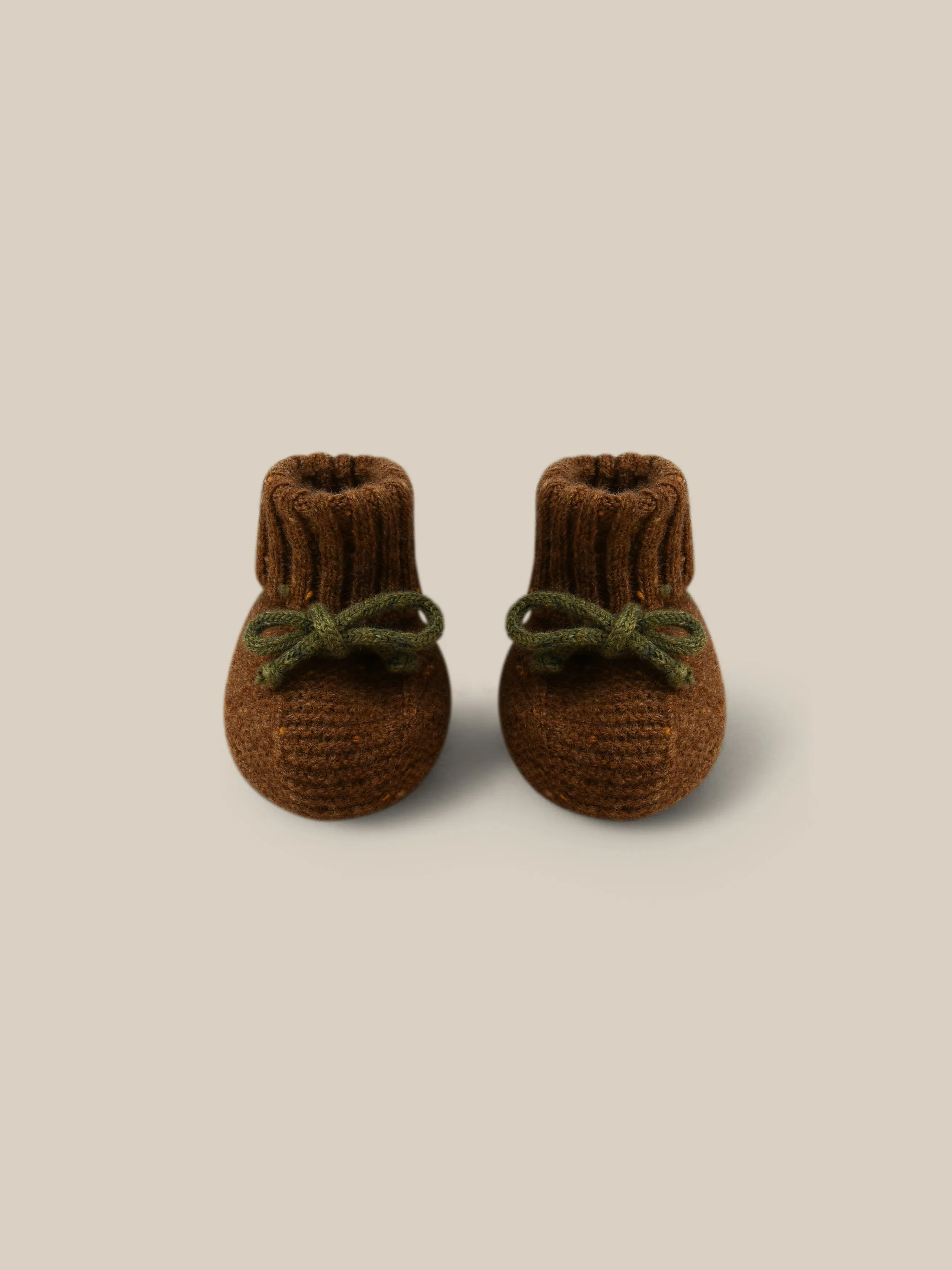 Chestnut Wool Booties