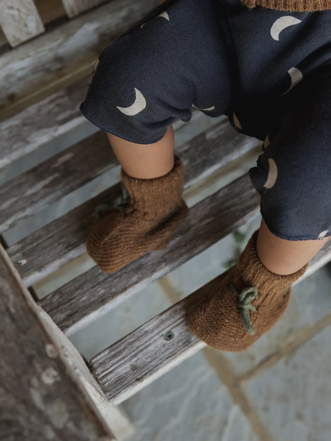 Chestnut Wool Booties