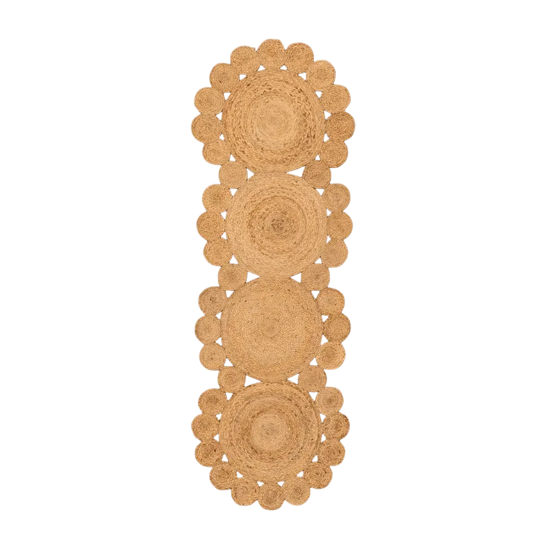 Circle of Life Jute Rug Runner