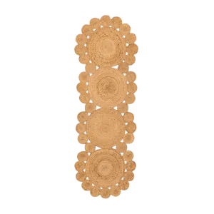 Circle of Life Jute Rug Runner
