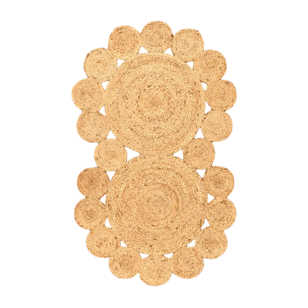 Circle of Life Jute Rug Runner