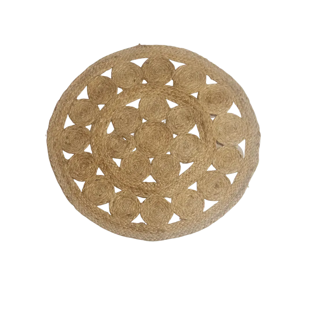Circles of Life Jute Rug