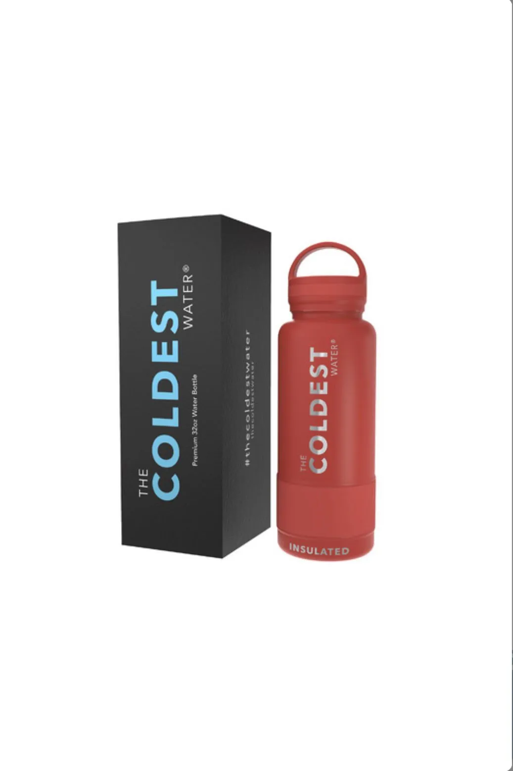 Coldest 950 ml Bottle | Crimson Red (32 OZ)