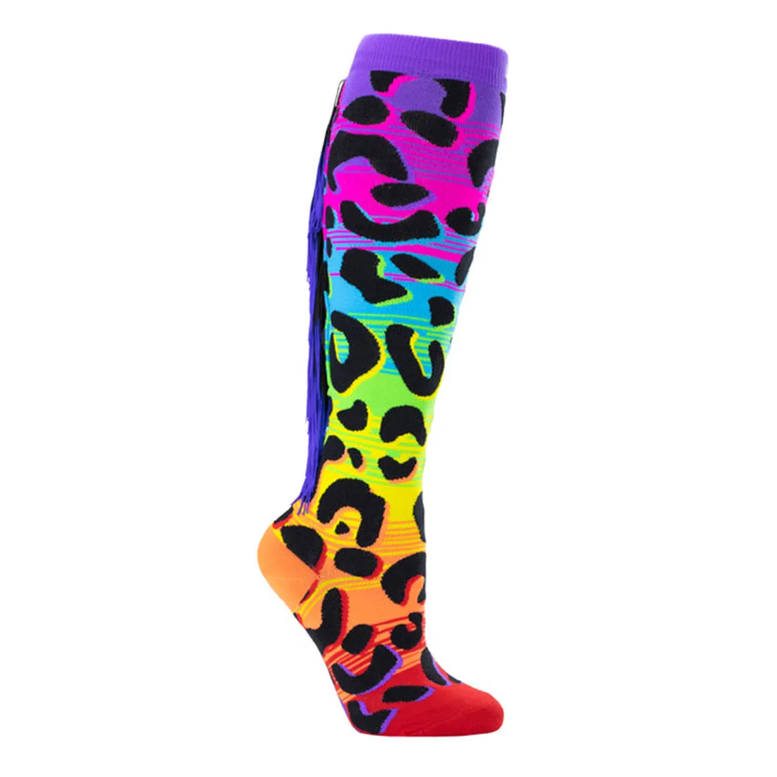 Crazy Skates Leopard Socks