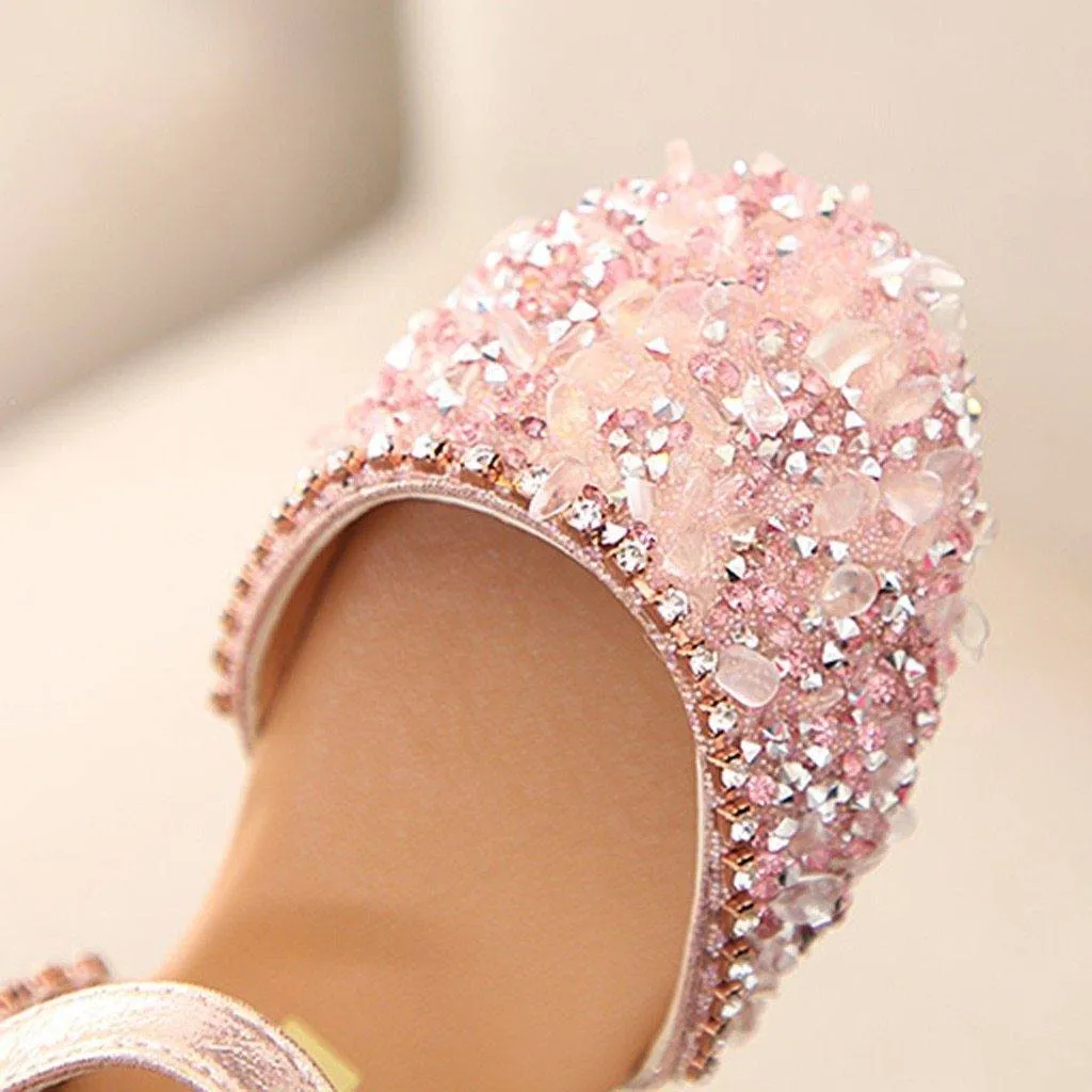 Crystal Bowknot Princess Sandal - Priority Shipping