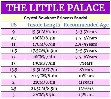 Crystal Bowknot Princess Sandal - Priority Shipping