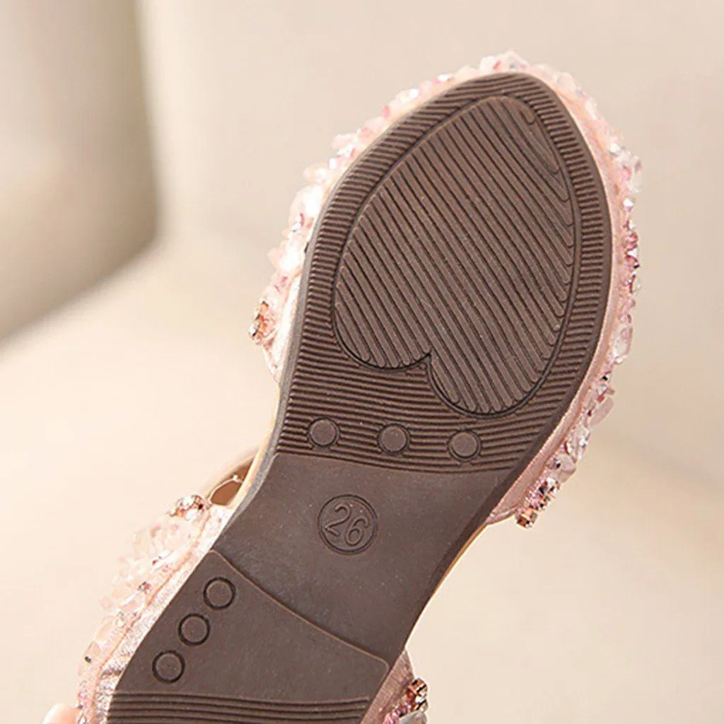 Crystal Bowknot Princess Sandal - Priority Shipping