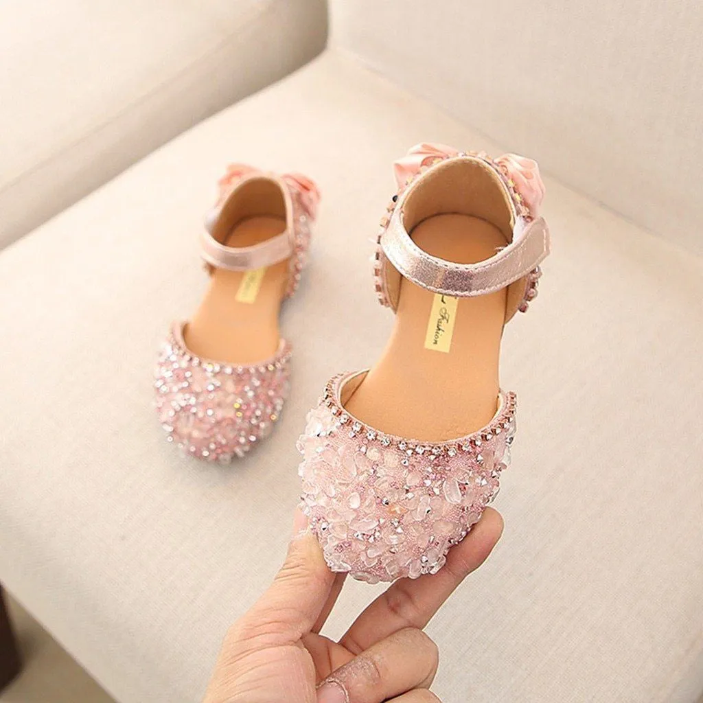 Crystal Bowknot Princess Sandal - Priority Shipping