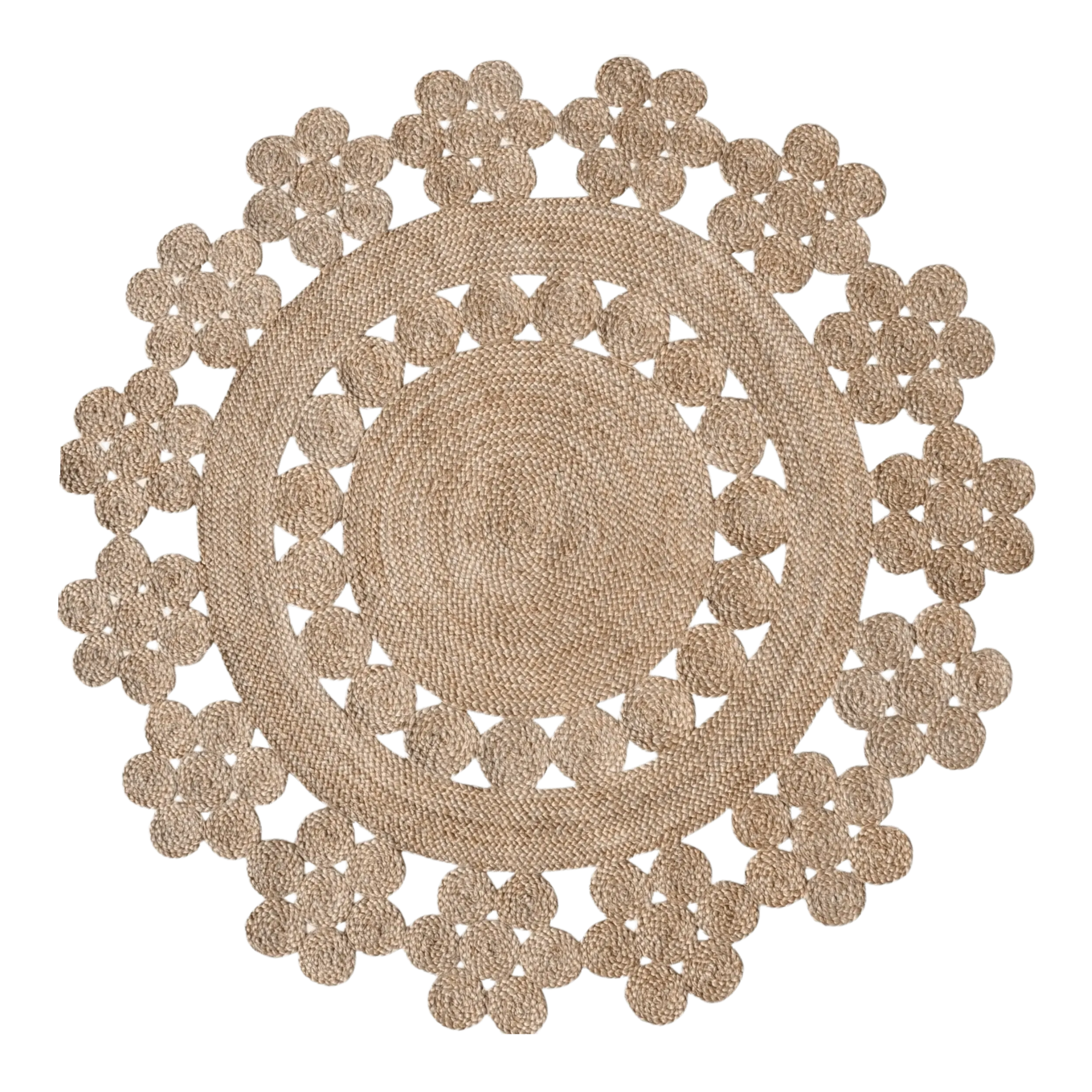 Desi Braided Round Jute Rug