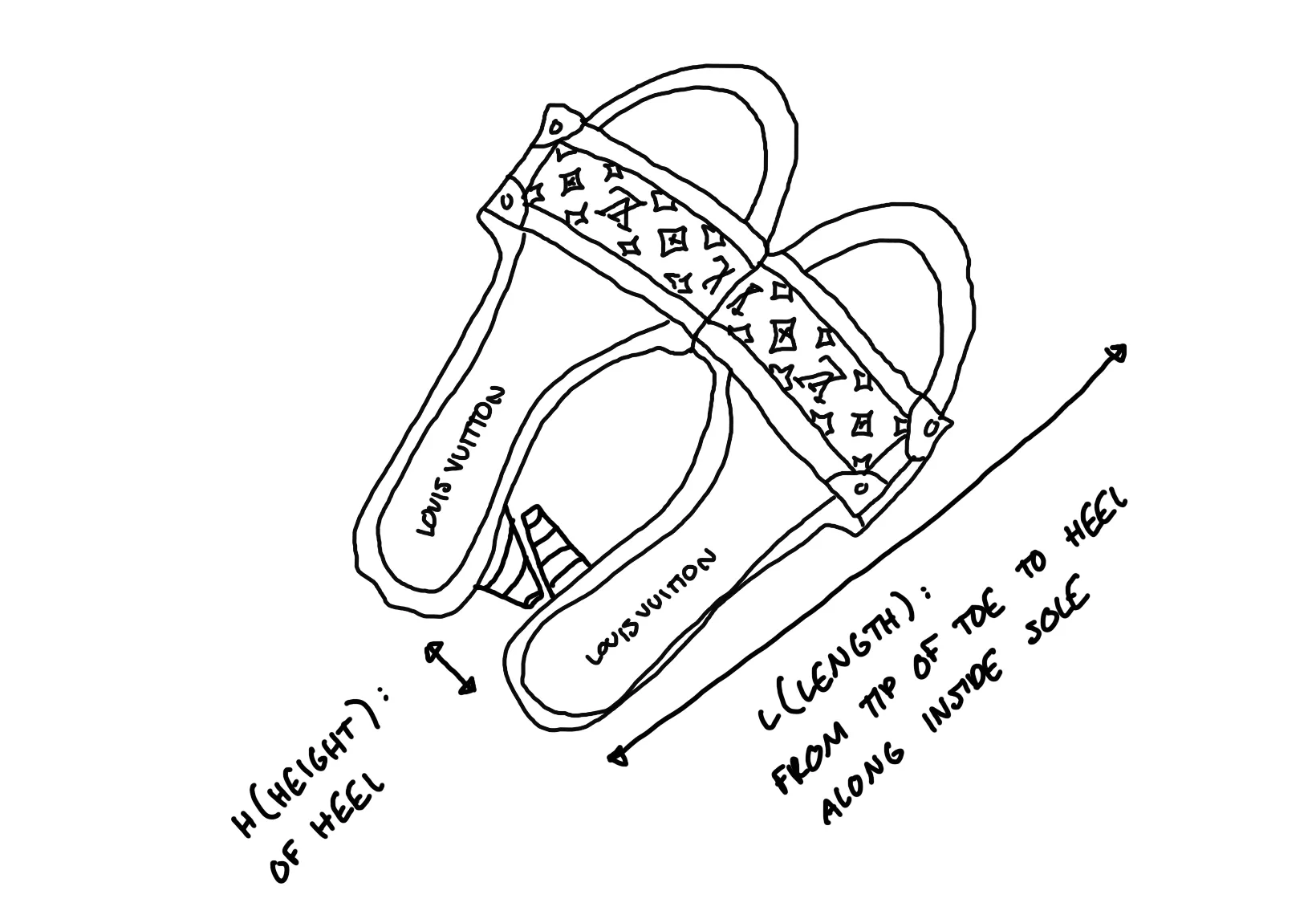 Dior Cheetah Heart Logo Heels