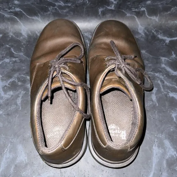 Dr. Martens Brown Kent Leather Lace Up Casual Work Oxford 3 Eye Doc Mens Size 10