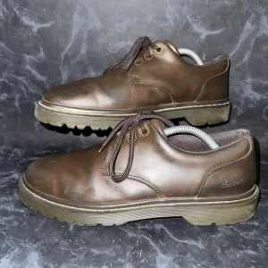 Dr. Martens Brown Kent Leather Lace Up Casual Work Oxford 3 Eye Doc Mens Size 10