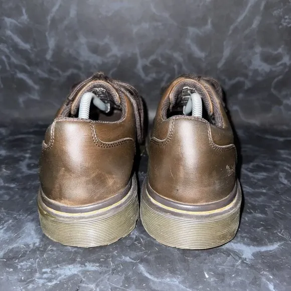 Dr. Martens Brown Kent Leather Lace Up Casual Work Oxford 3 Eye Doc Mens Size 10
