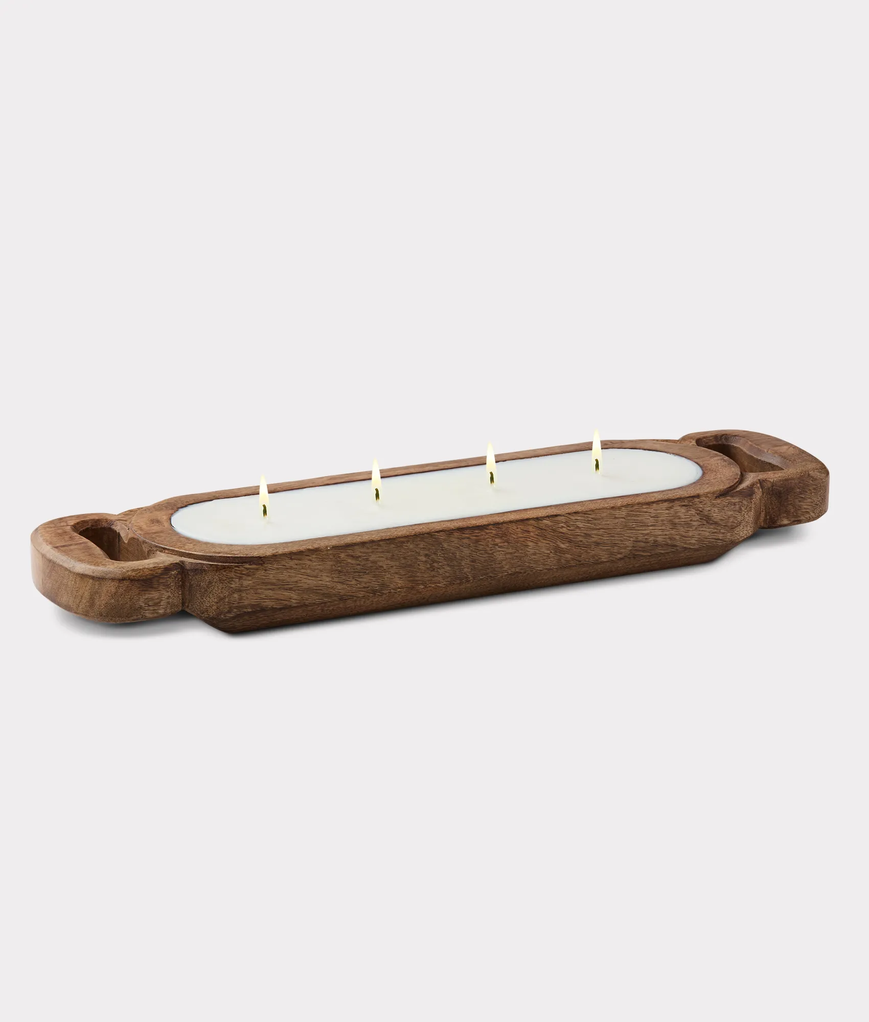 Driftwood Candle Tray 40 Oz :: Brown