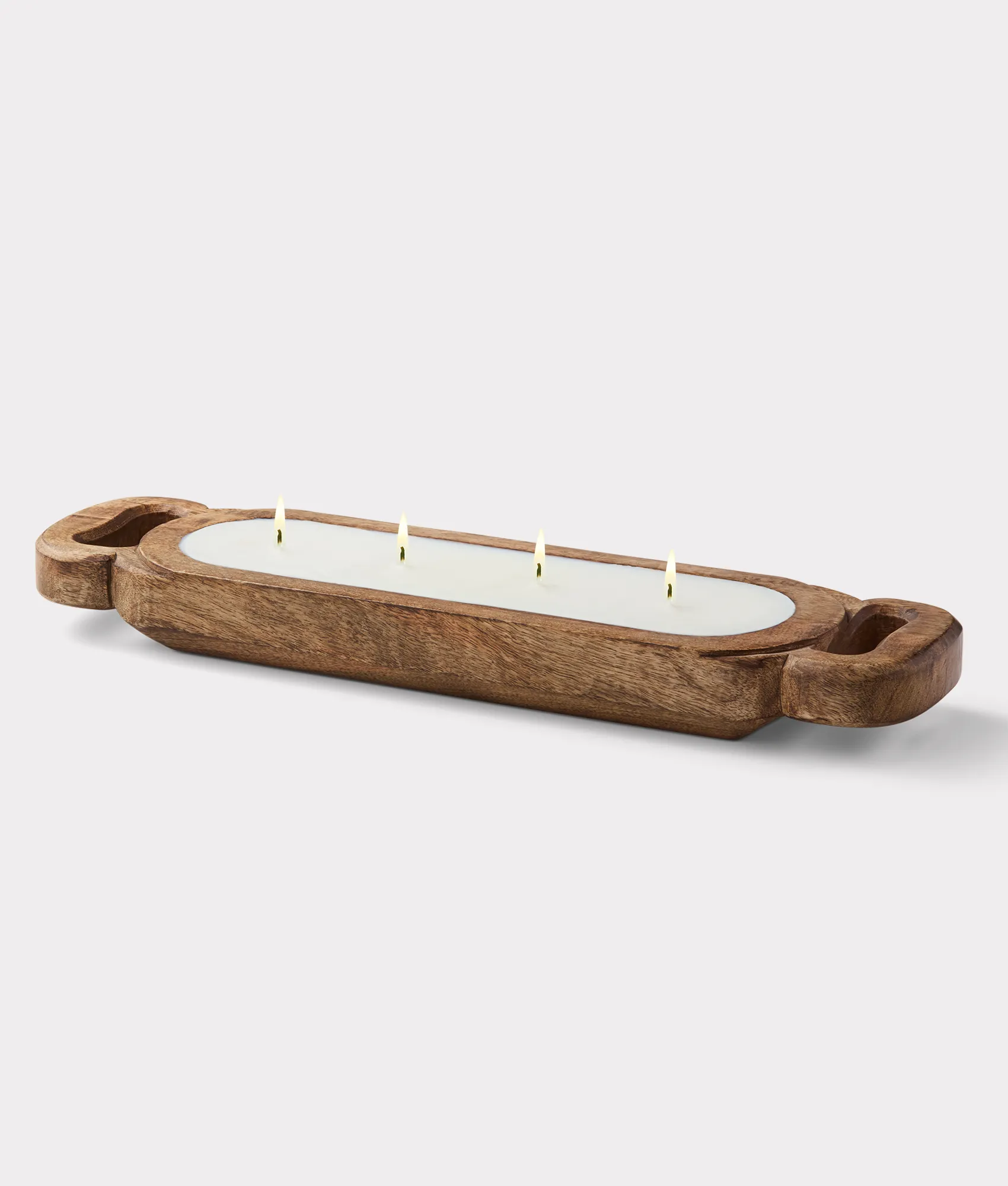 Driftwood Candle Tray 40 Oz :: Brown