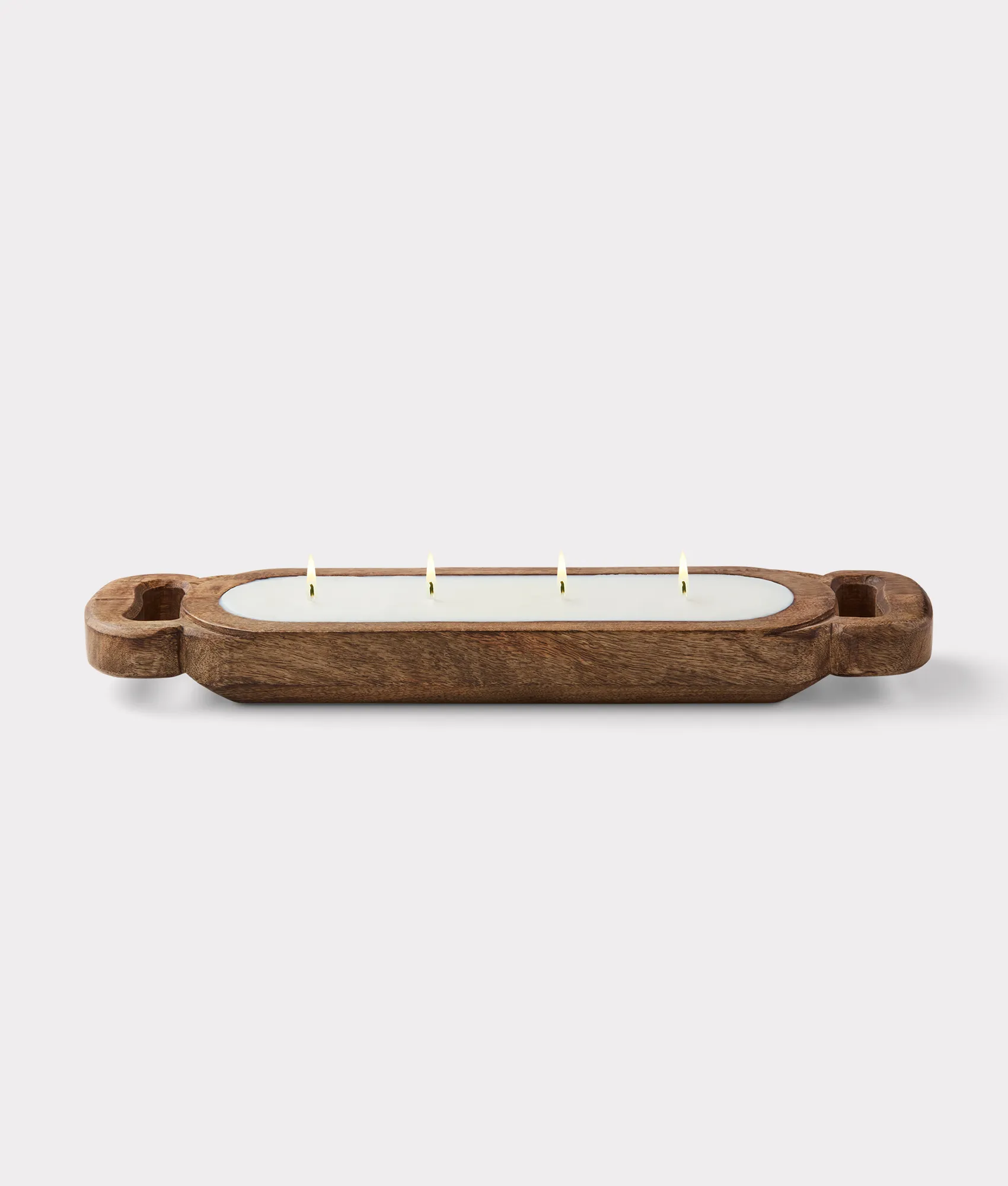 Driftwood Candle Tray 40 Oz :: Brown