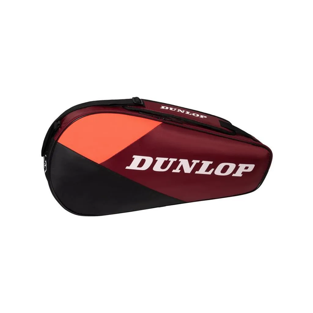 Dunlop CX Club 3 Badminton Racket Bag - Black / Red