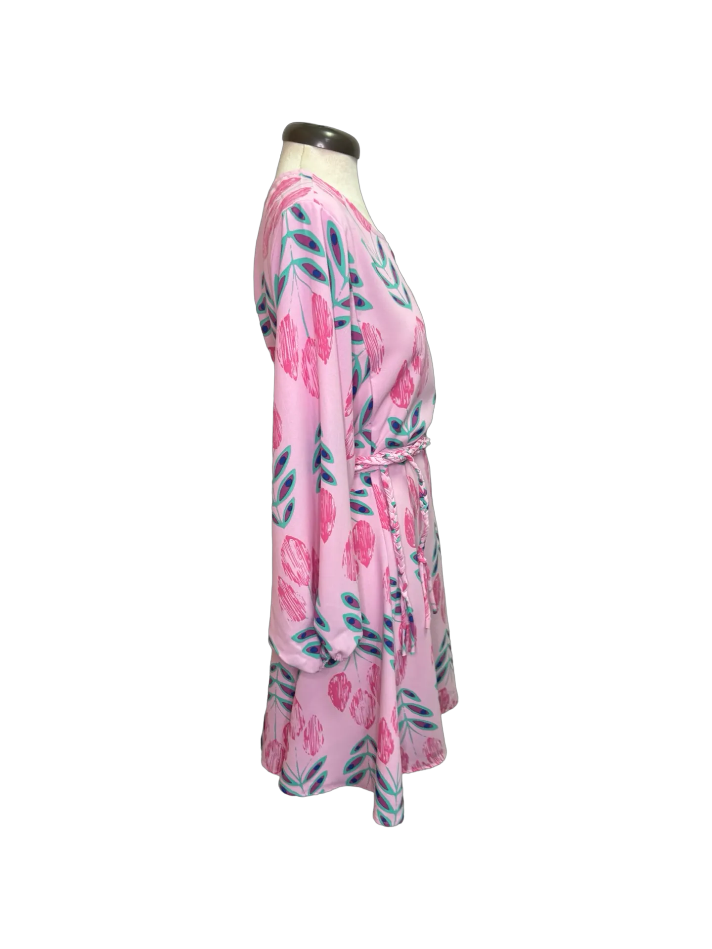 Dutton Flounce Dress Pink One Size