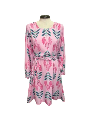 Dutton Flounce Dress Pink One Size