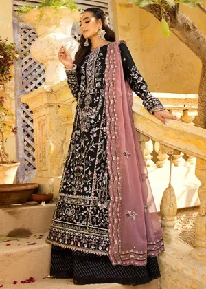 Embellished Black Kameez Salwar Pakistani Party Wear