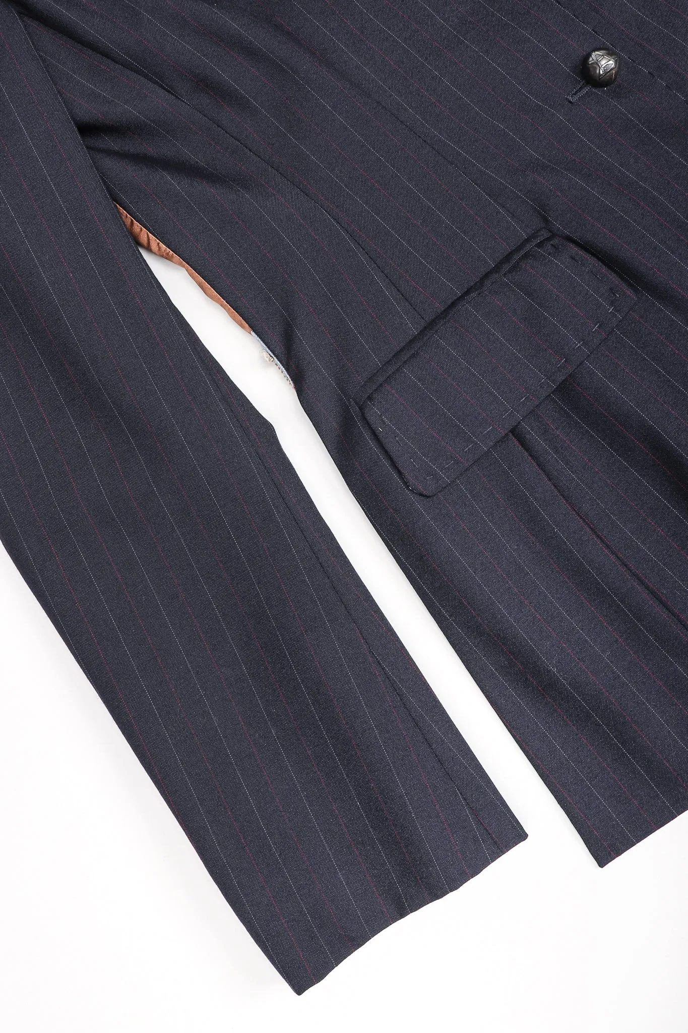 Embellished Pinstripe Rock Jacket