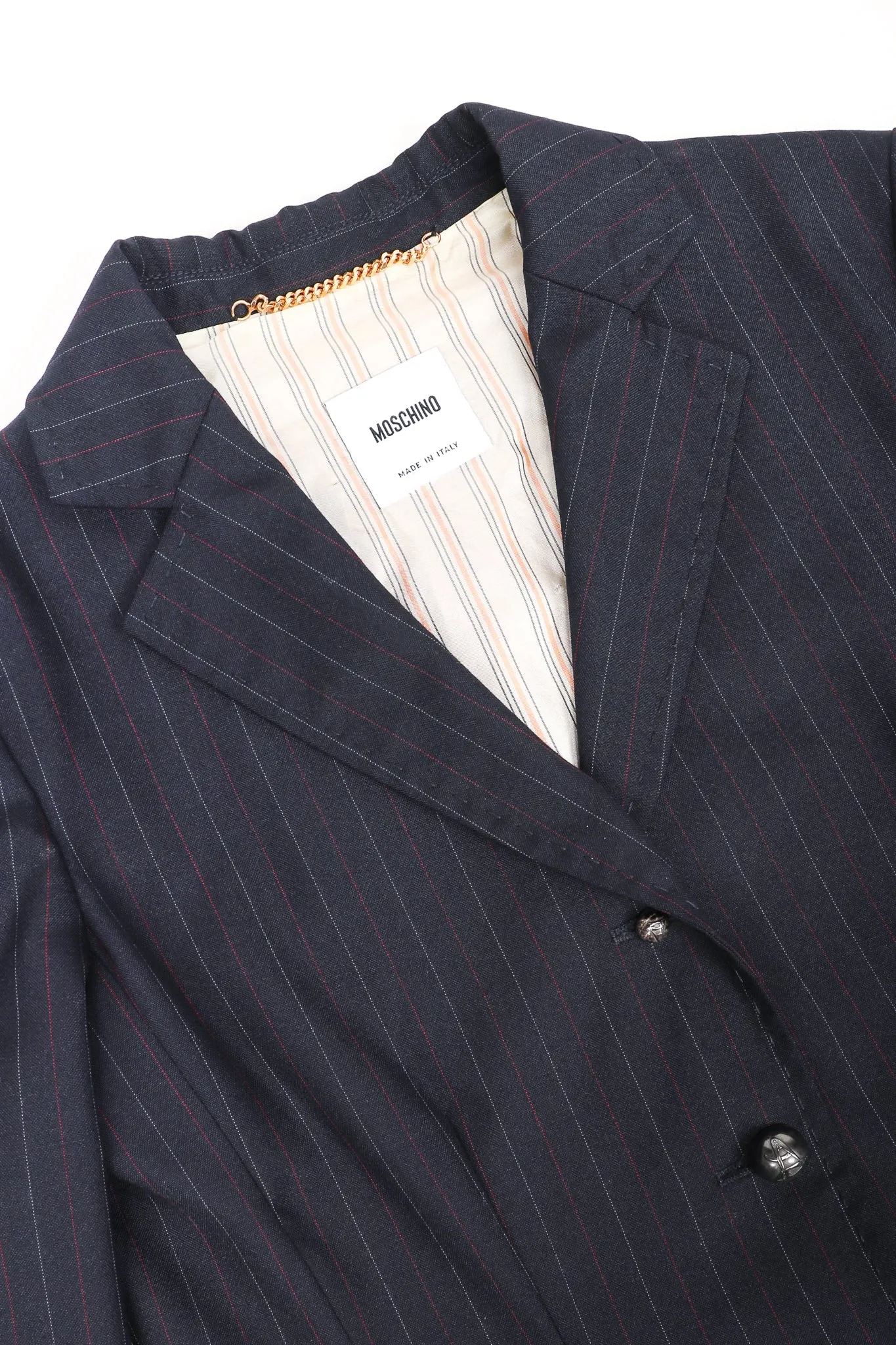 Embellished Pinstripe Rock Jacket