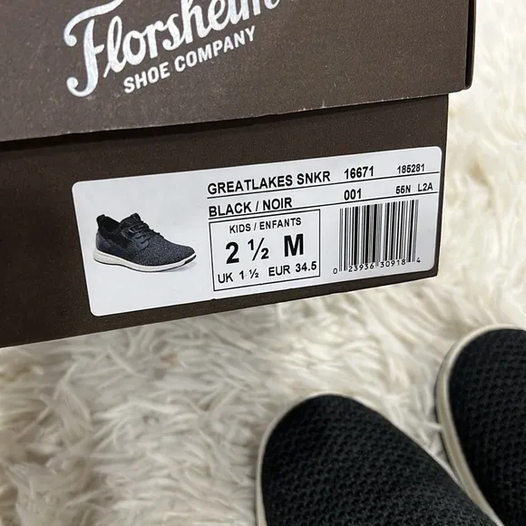 FLORSHEIM  GREAT LAKES JR.  Boys Knit Plain Toe