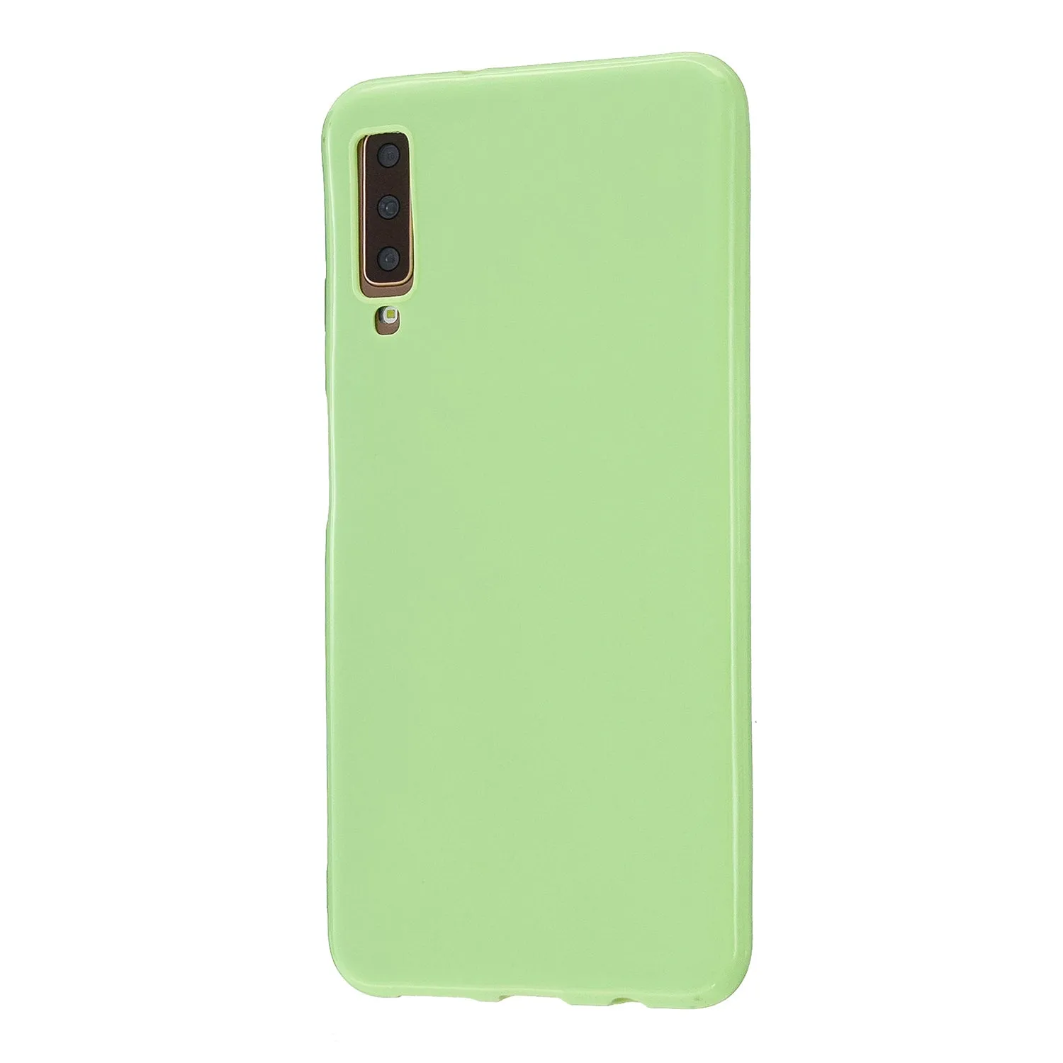 For Samsung A7 2018/A920 Smartphone Case Soft TPU Precise Cutouts Anti-slip Overal Protection Cellphone Cover  Rose red