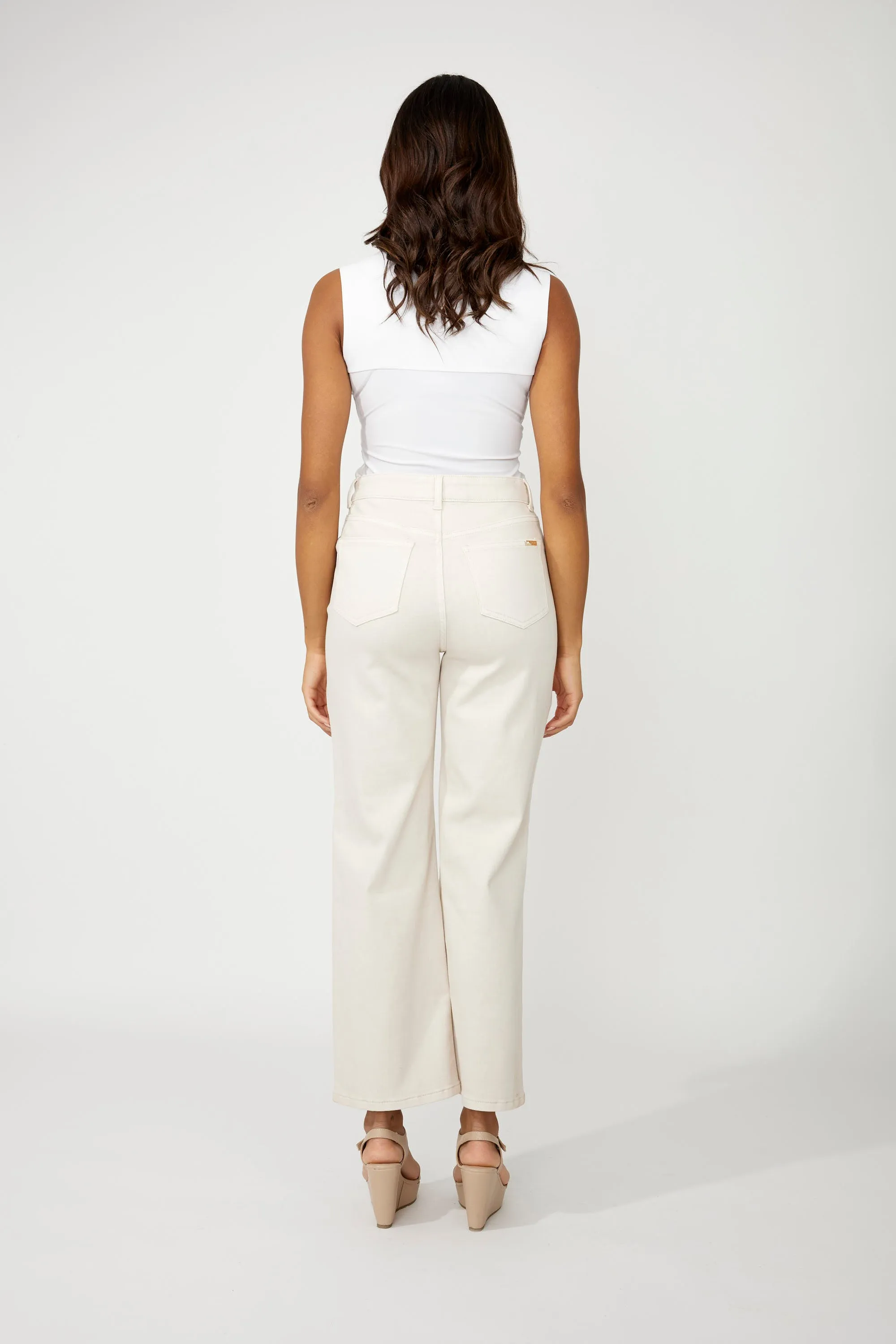 Frank Lyman- Women's Wide-leg High-waisted Trousers
