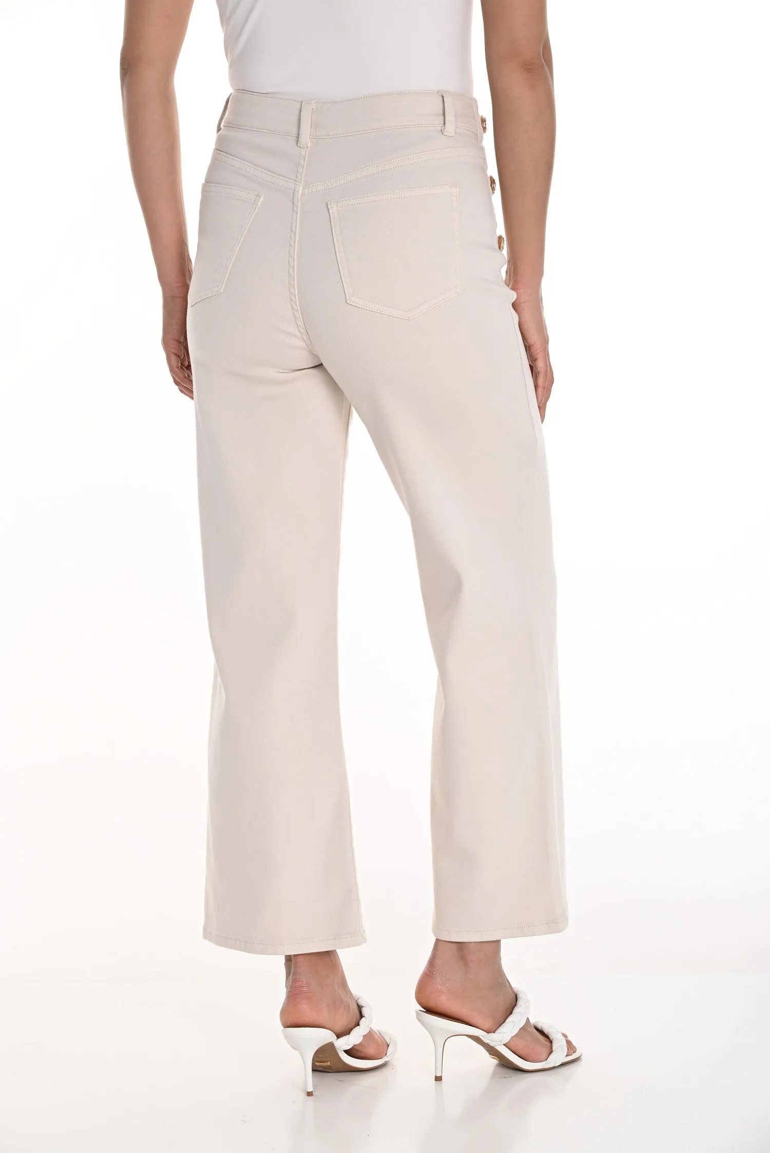 Frank Lyman- Women's Wide-leg High-waisted Trousers