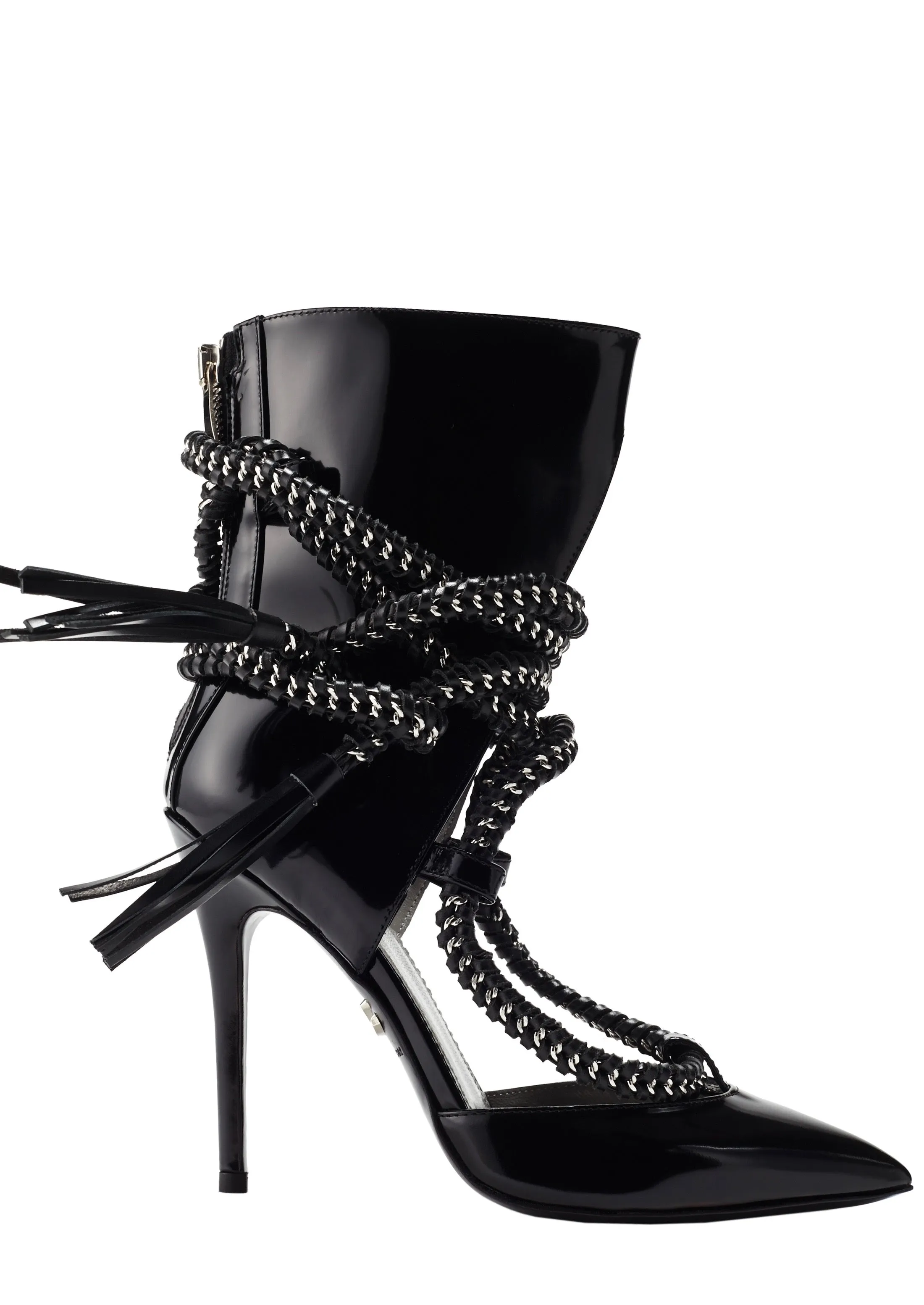 FREYA BLACK SPAZZOLATO BOOTIES