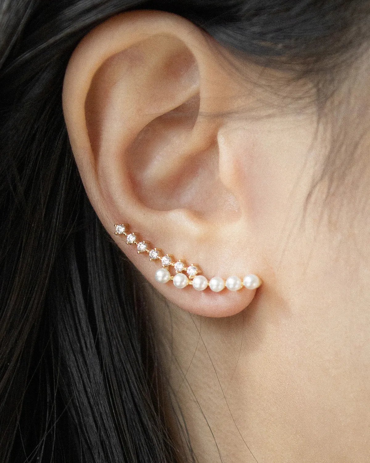 GALA Crawler Ear Cuffs in Gold