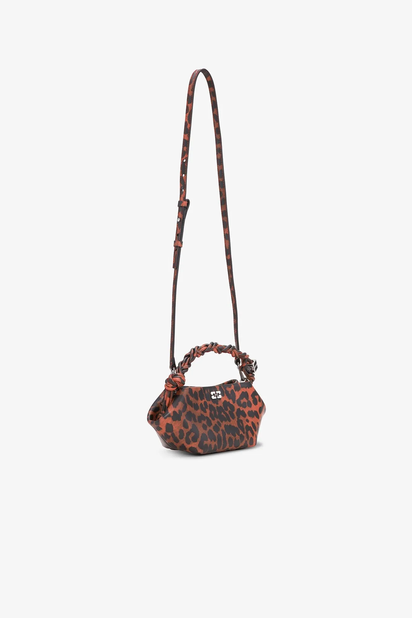 Ganni Bou Bag Mini Leo in Racing Red