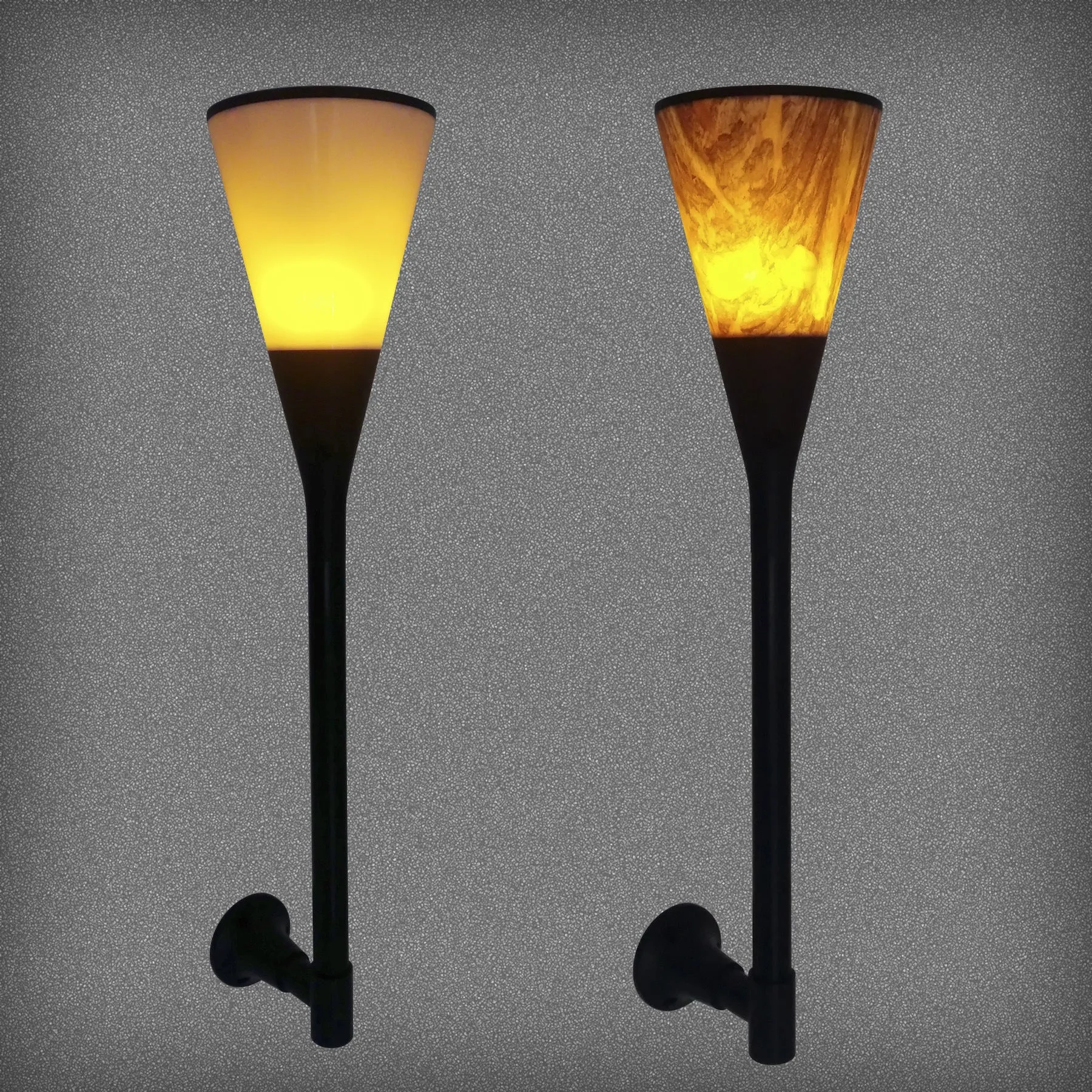 Gardi Cone Solar LED Dancing Flame Standing Classic Torch Light