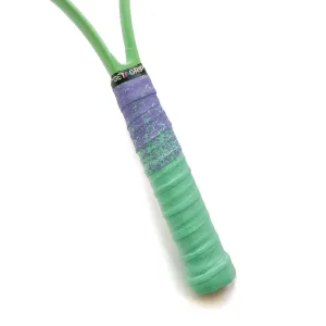 Get A Grip Paint the Lines Purple / Mint Badminton Racket Overgrip