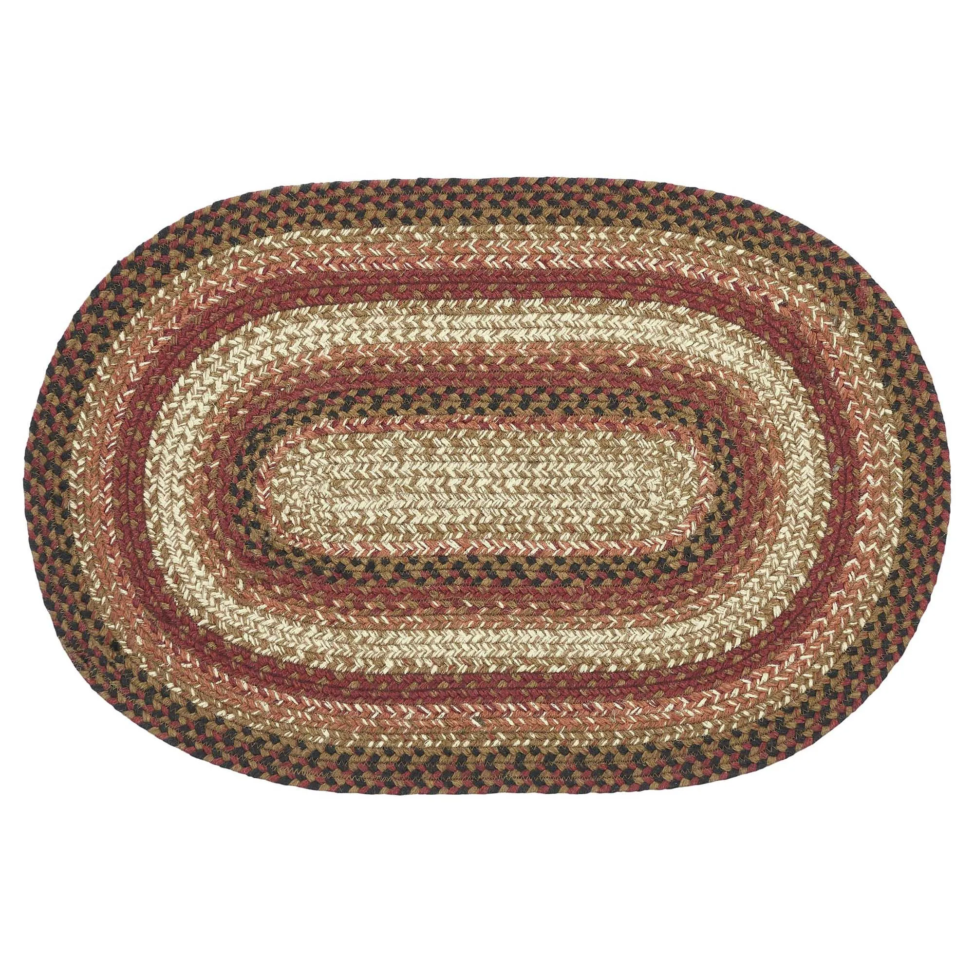 Ginger Spice Jute Braided Rug