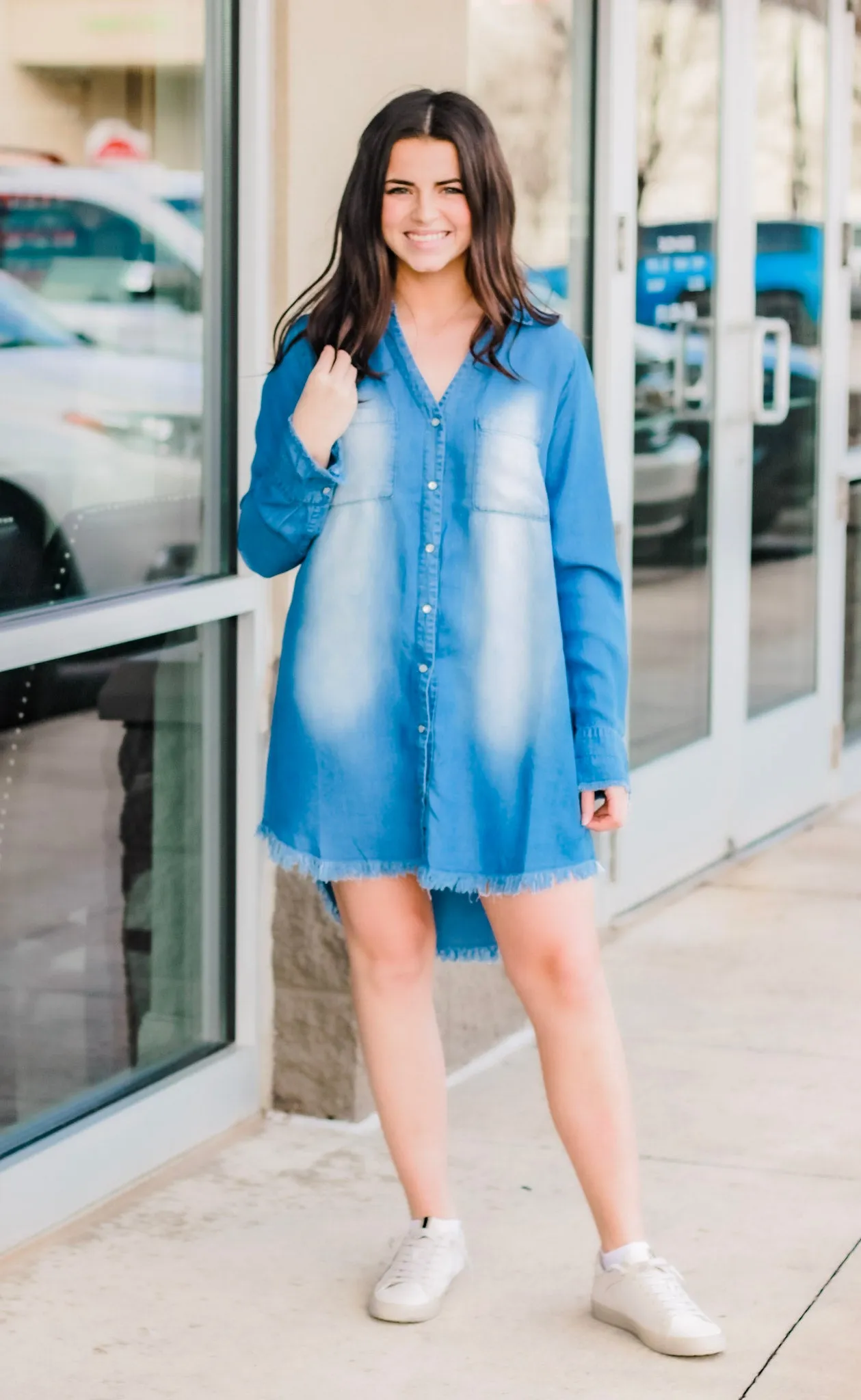 Give Me That Denim Look Top