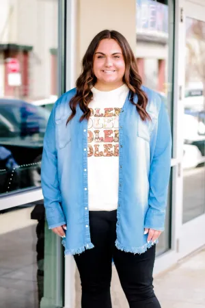 Give Me That Denim Look Top