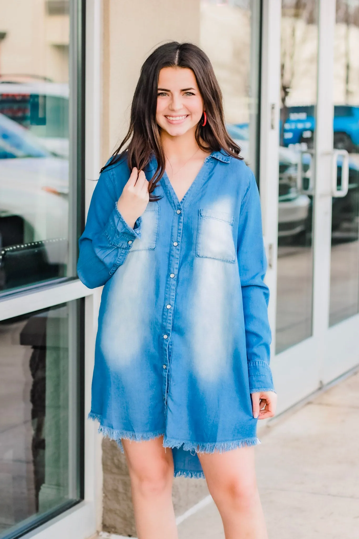 Give Me That Denim Look Top