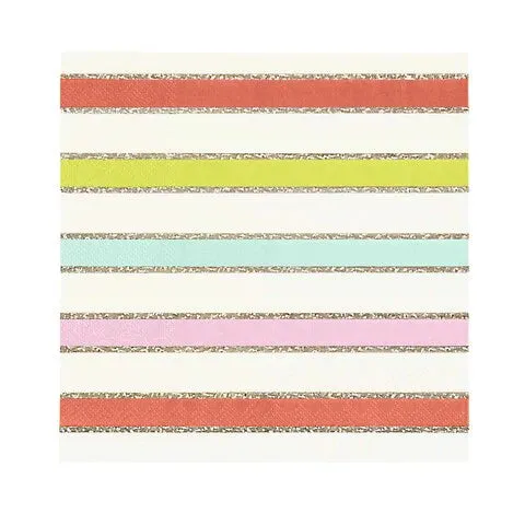 Glitter Party Lunch Napkins