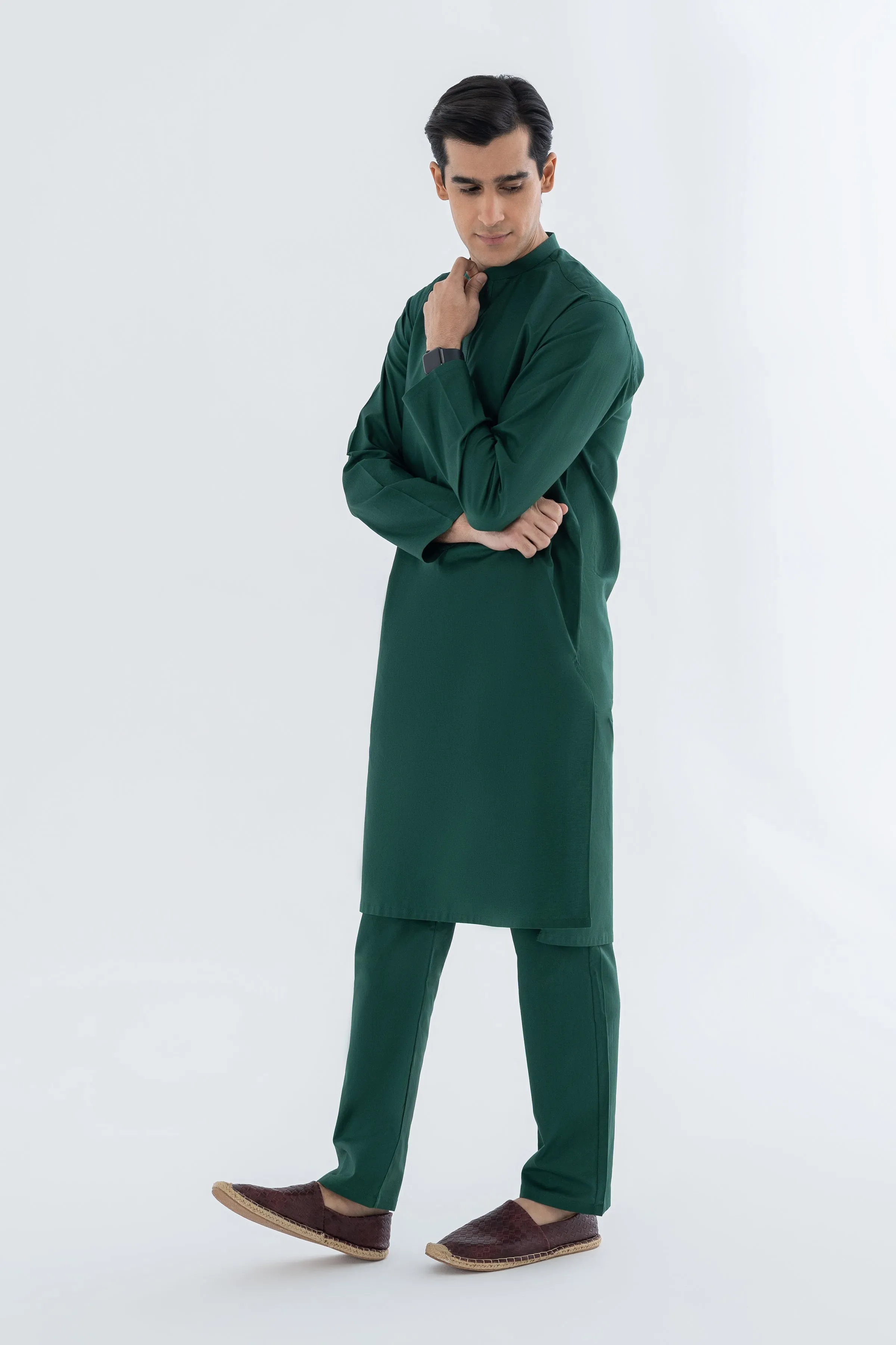Green Kurta Trouser