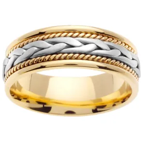 Hand Braided Cord Ring Band