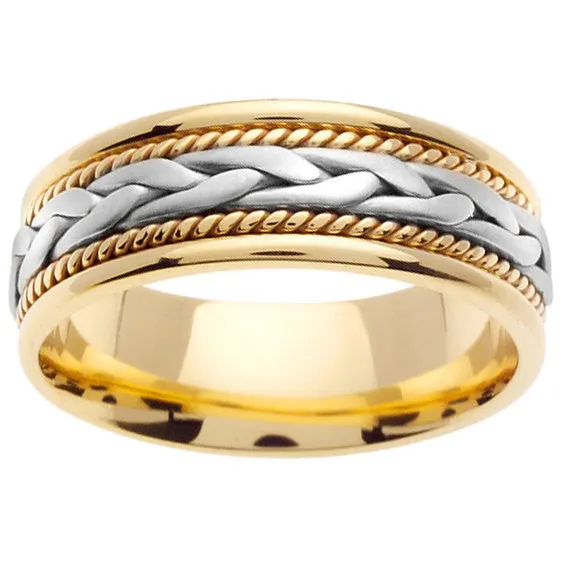 Hand Braided Cord Ring Band
