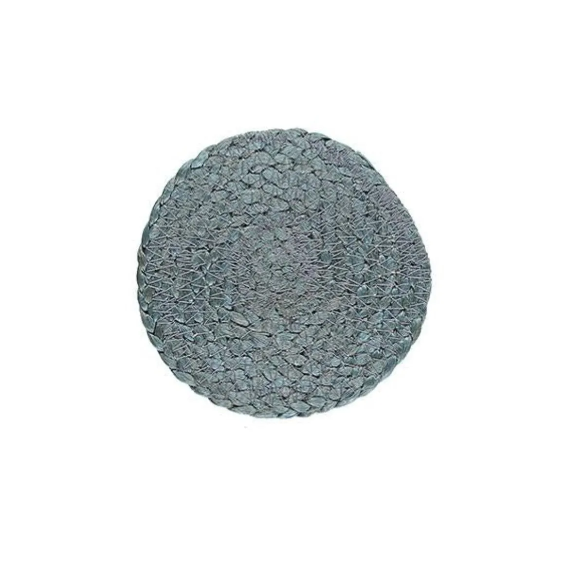Handwoven Silky Jute Round Coasters, Set of 4