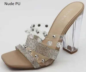 High Heel Dress Shoes clear heel